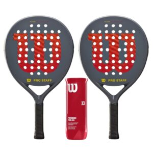 Wilson Padel Pakketilbud (Wilson Pro Staff Team V2 + Wilson Padel X3)