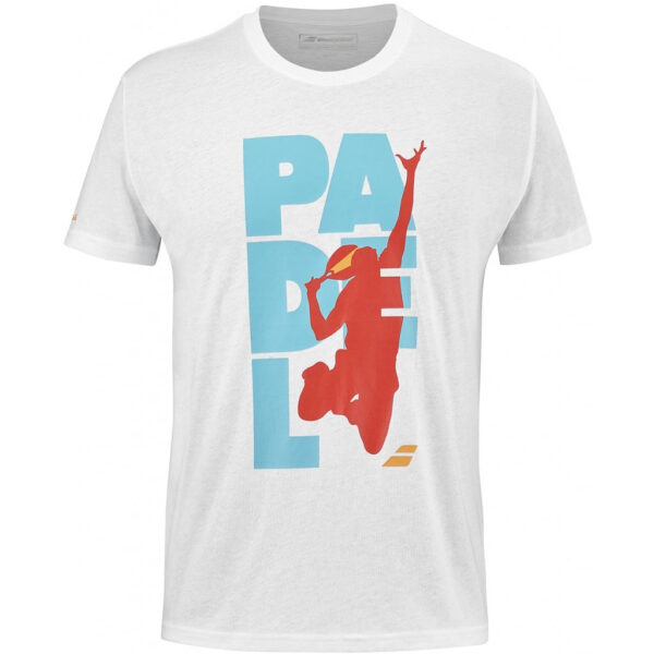 Babolat Padel Cotton Tee Men White - S