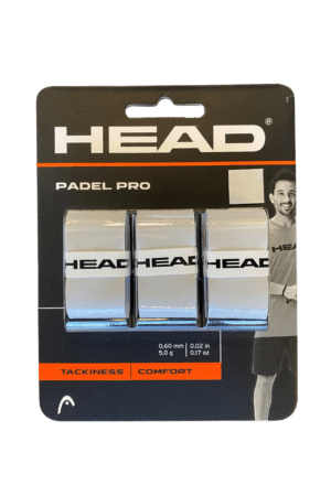 Head Padel Pro Overgrip - 3 Pak - Grå -