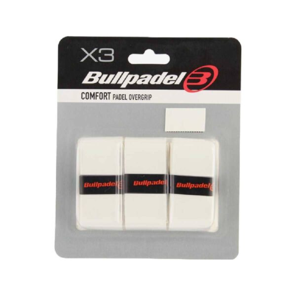 Bullpadel Comfort 3-Pak Overgrip Hvid