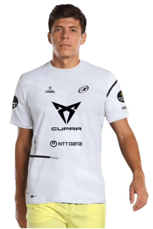 Bullpadel spiller T-shirt - Juan Tello - Hvid - T-shirt