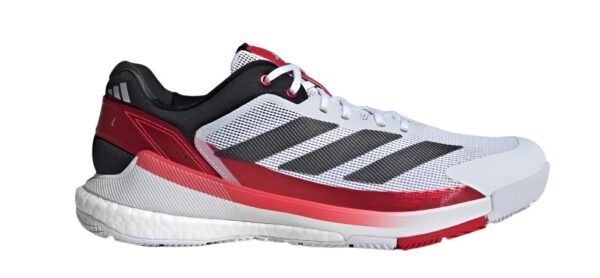 Adidas Crazyquick Boost Padelsko (Cloud White/Core Black/Lucid Red) - 40 2/3