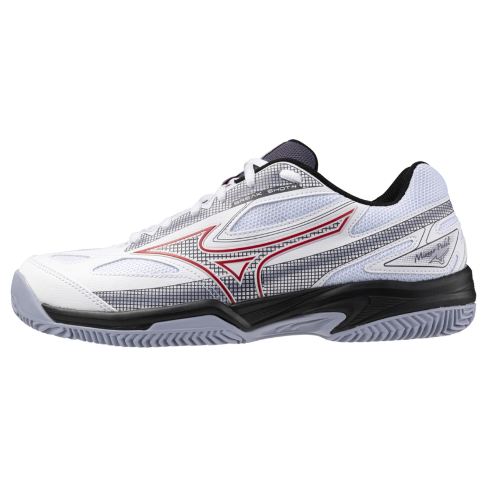 Mizuno Break Shot 4 Padel White/Salsa/Aleutian Mizuno Break Shot 4 Padel White/Salsa/Aleutian