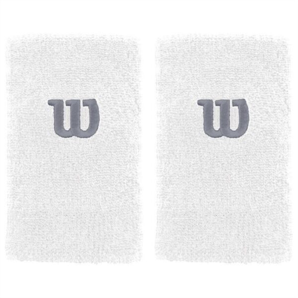 Wilson Svedbånd Extra Wide Hvid 2-pak