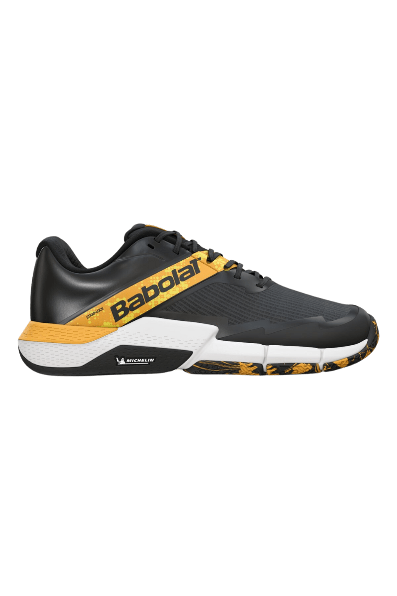 Babolat Movea 2 2025 - Padel Sko - Herre - Sort / Gul Babolat Movea 2 2025 - Padel Sko - Herre - Sort / Gul