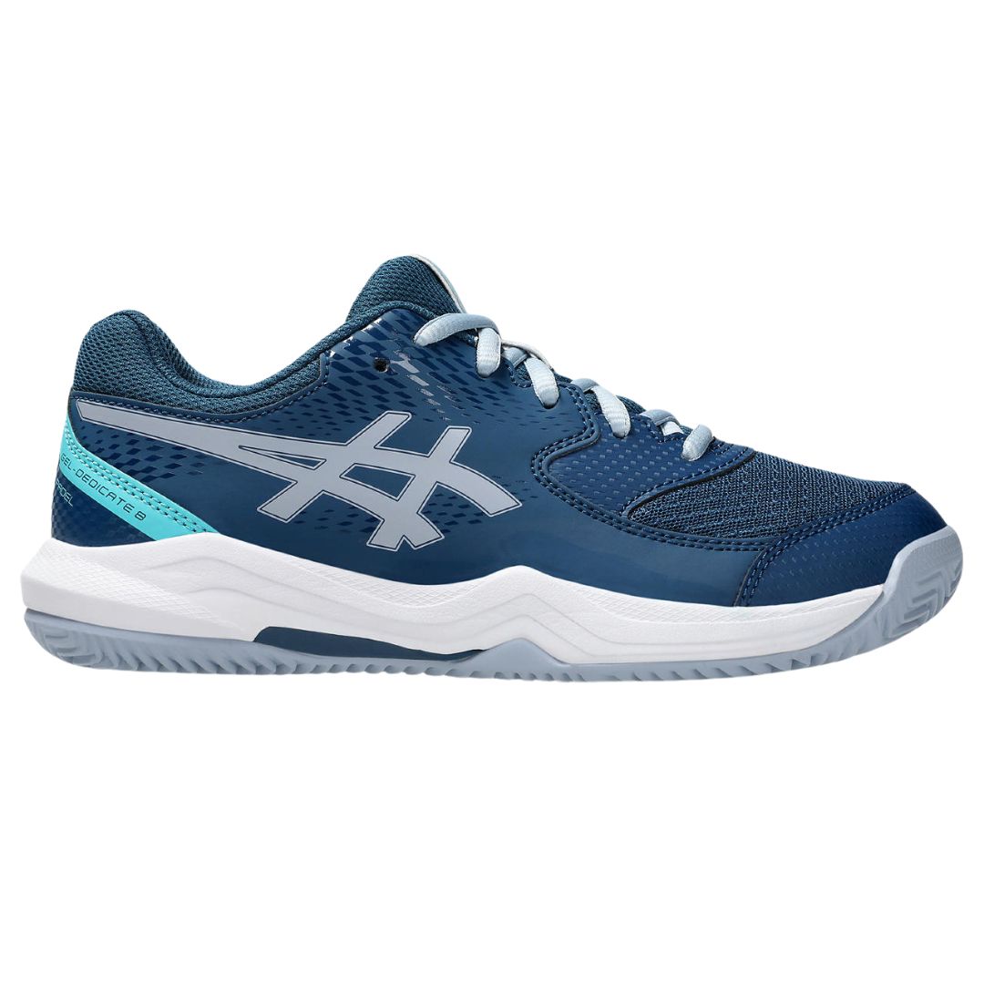 Asics Gel-Dedicate 8 Padel GS Mako Blue/Grey Blue Asics Gel-Dedicate 8 Padel GS Mako Blue/Grey Blue