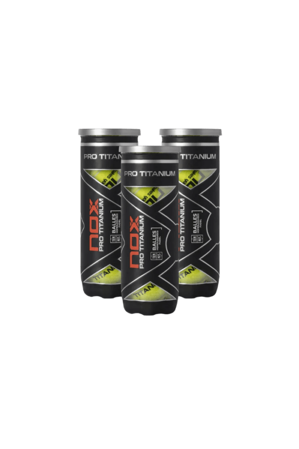 NOX Pro Titanium - 3 Rør - Padel bolde