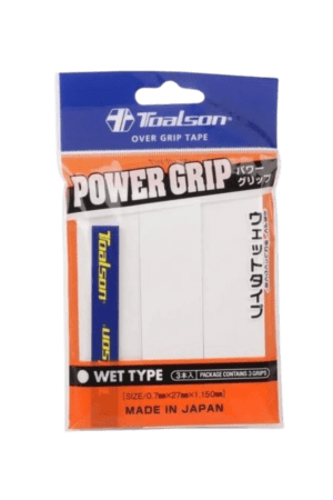 Toalson Power Overgrip - 3 Pak - Hvid - Padel tilbehør